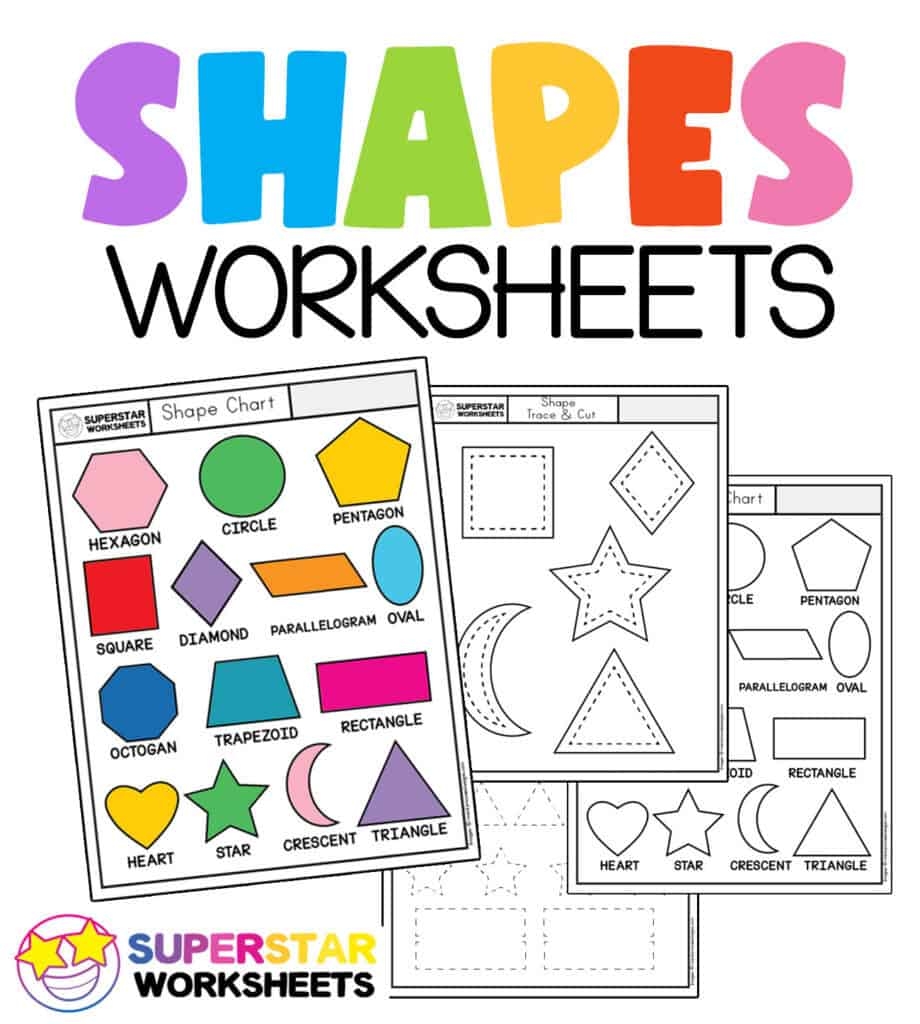 Kindergarten Shape Math Worksheets