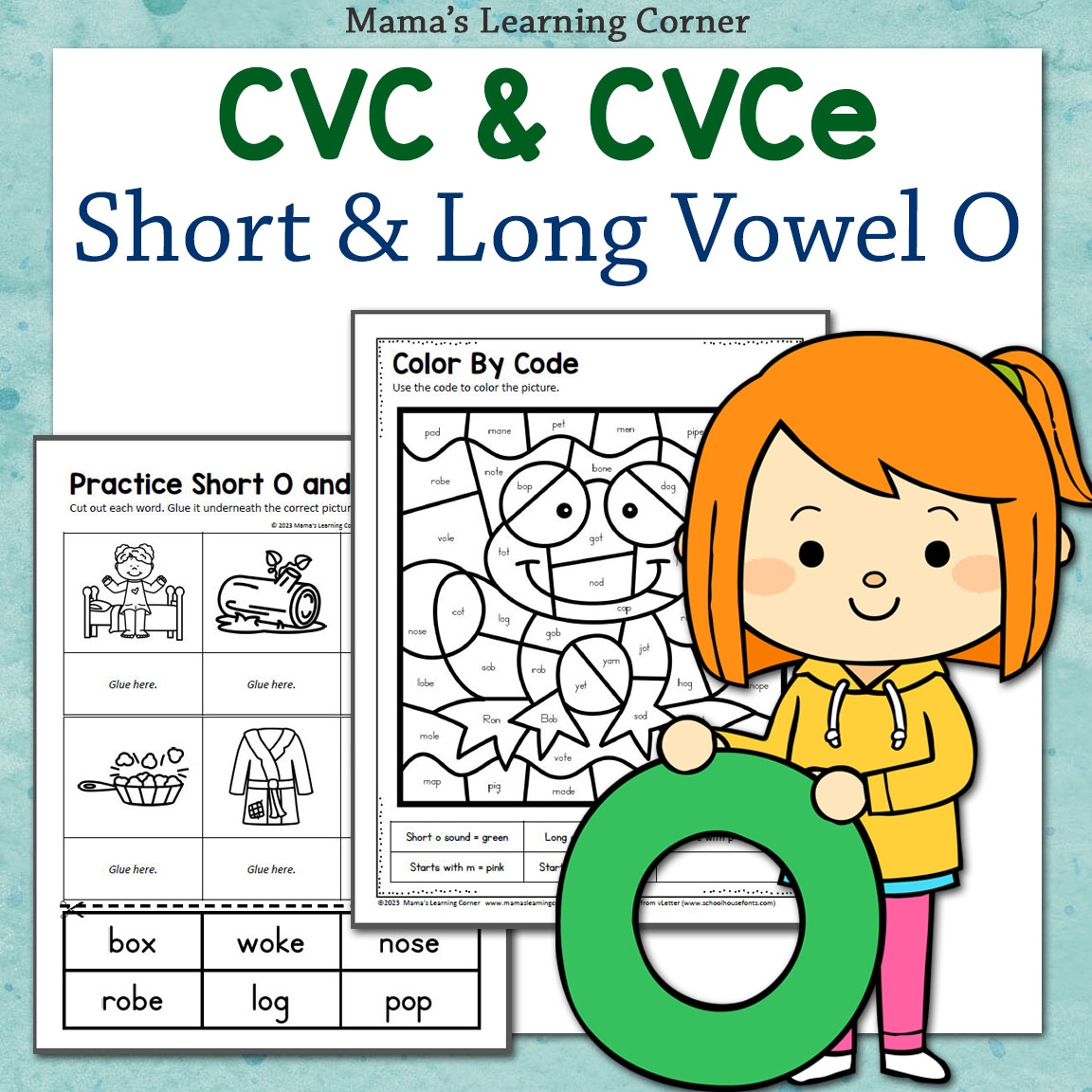Short O Words Worksheets Kindergarten