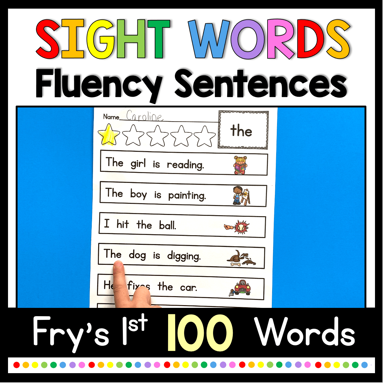 Sight Words Keeping My Kiddo Busy