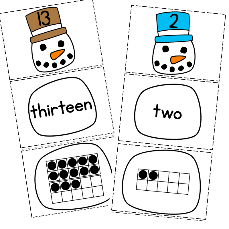 Snowman Math Centers For Kindergarteners Sarah Chesworth