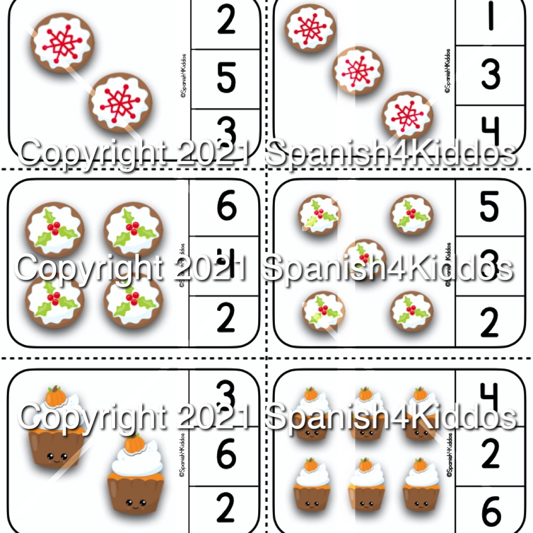 Spanish Math Practice Activities Collection Spanish4Kiddos