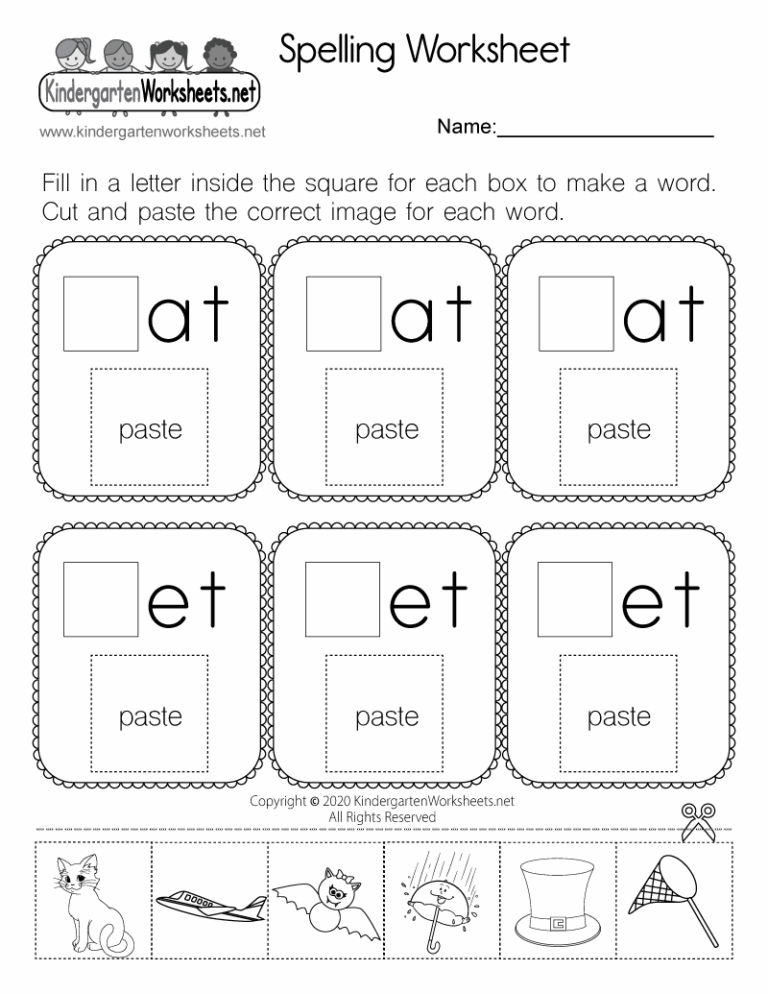 Spelling Three Letter Words Worksheet Free Printable Digital U0026 PDF
