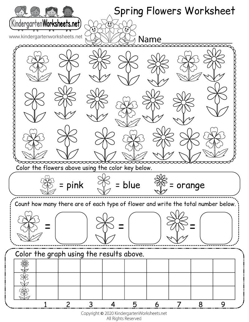 Spring Flowers Worksheet Free Printable Digital U0026 PDF