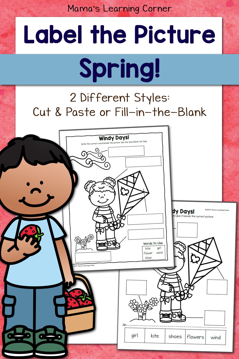 Spring Label The Picture Worksheets Mamas Learning Corner Spring Label The Picture Worksheets Mamas Learning Corner