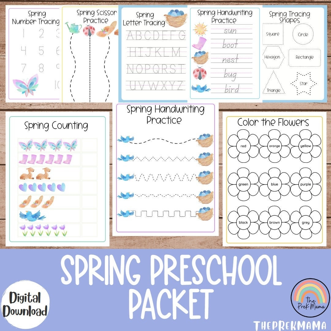 Printable Kindergarten Worksheet Packets Printable Kindergarten Worksheet Packets