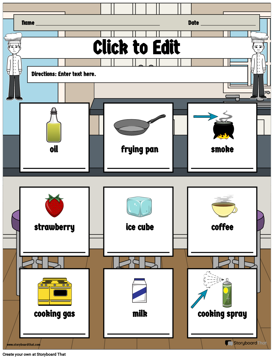 Kindergarten Printable Solid Liquid Gas Worksheet