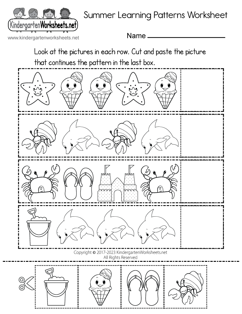 Summer Learning Patterns Worksheet Free Printable Digital U0026 PDF Summer Learning Patterns Worksheet Free Printable Digital U0026 PDF