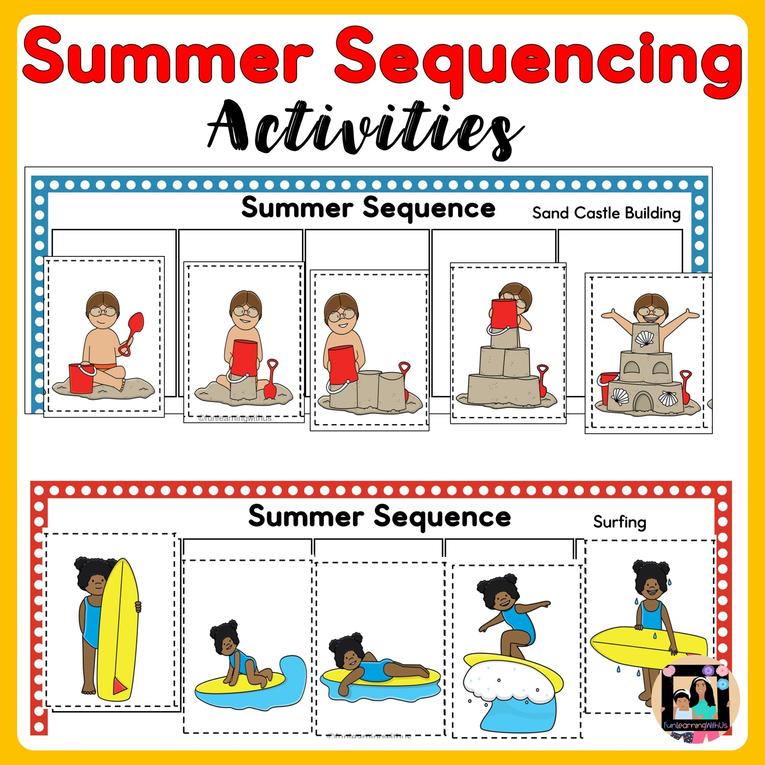 Summer Sequencing Activity Story Writing Worksheets Made By Teachers