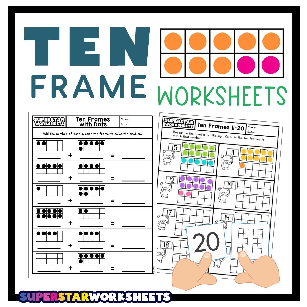 Free Making 10 Kindergarten Worksheets