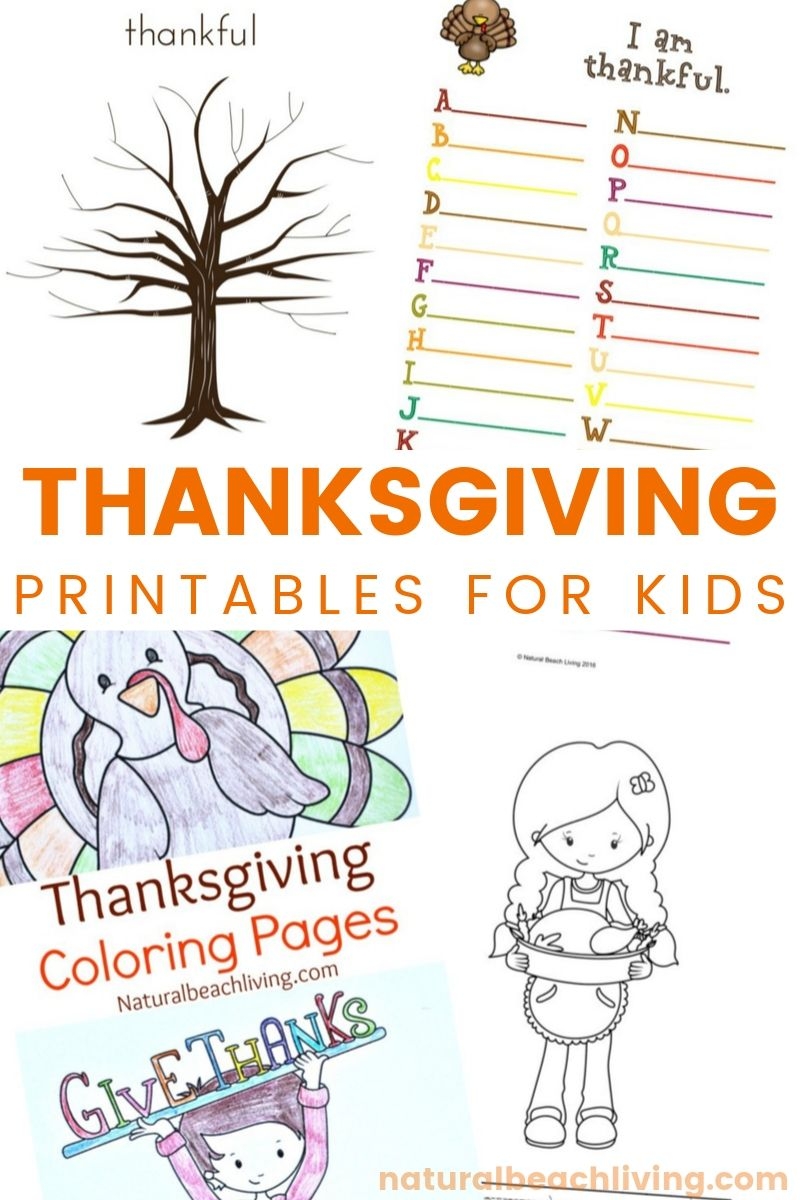 Printable Thanksgiving Worksheets For Kindergarten