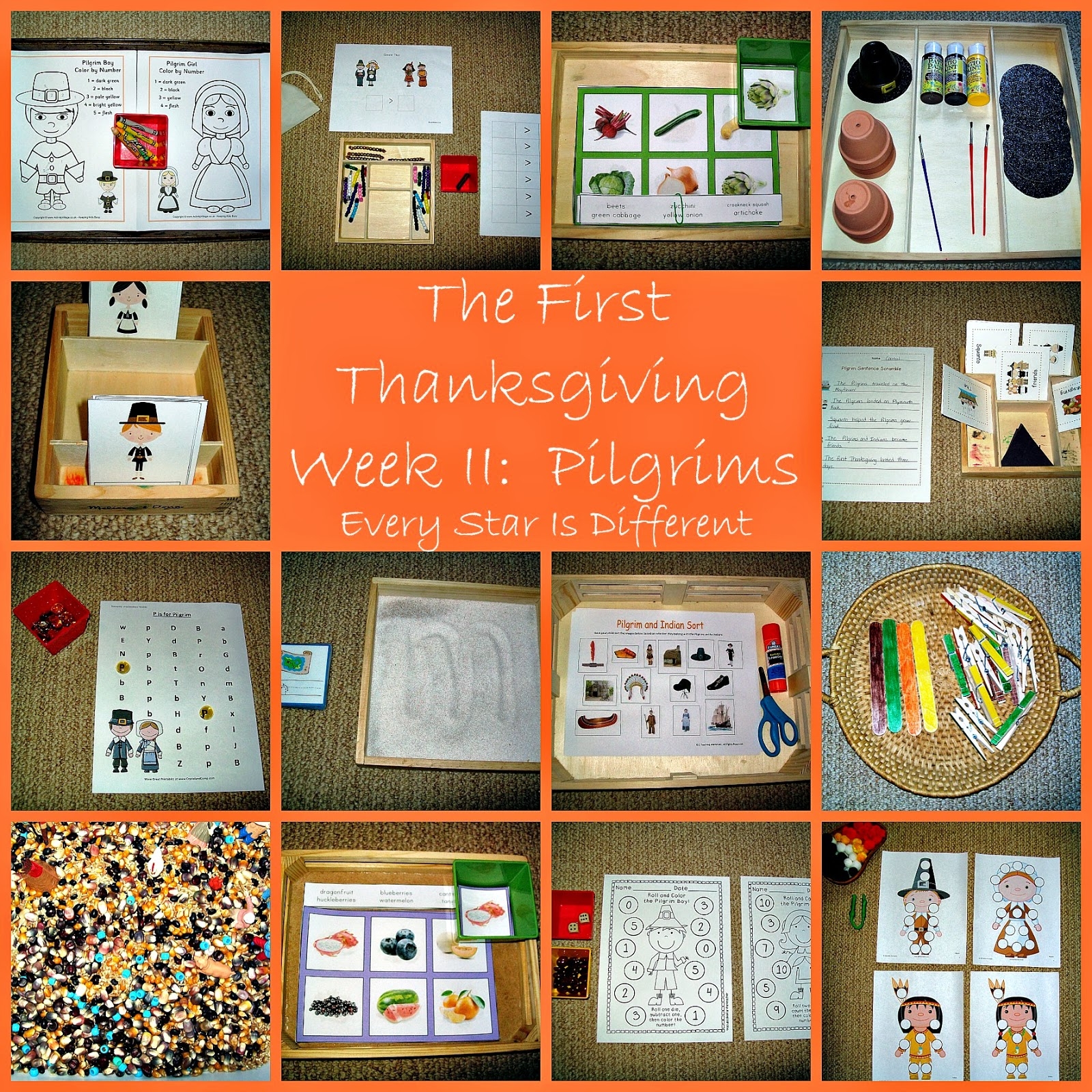Thanksgiving Unit Pilgrims With Free Printables Every Star Is Different Thanksgiving Unit Pilgrims With Free Printables Every Star Is Different