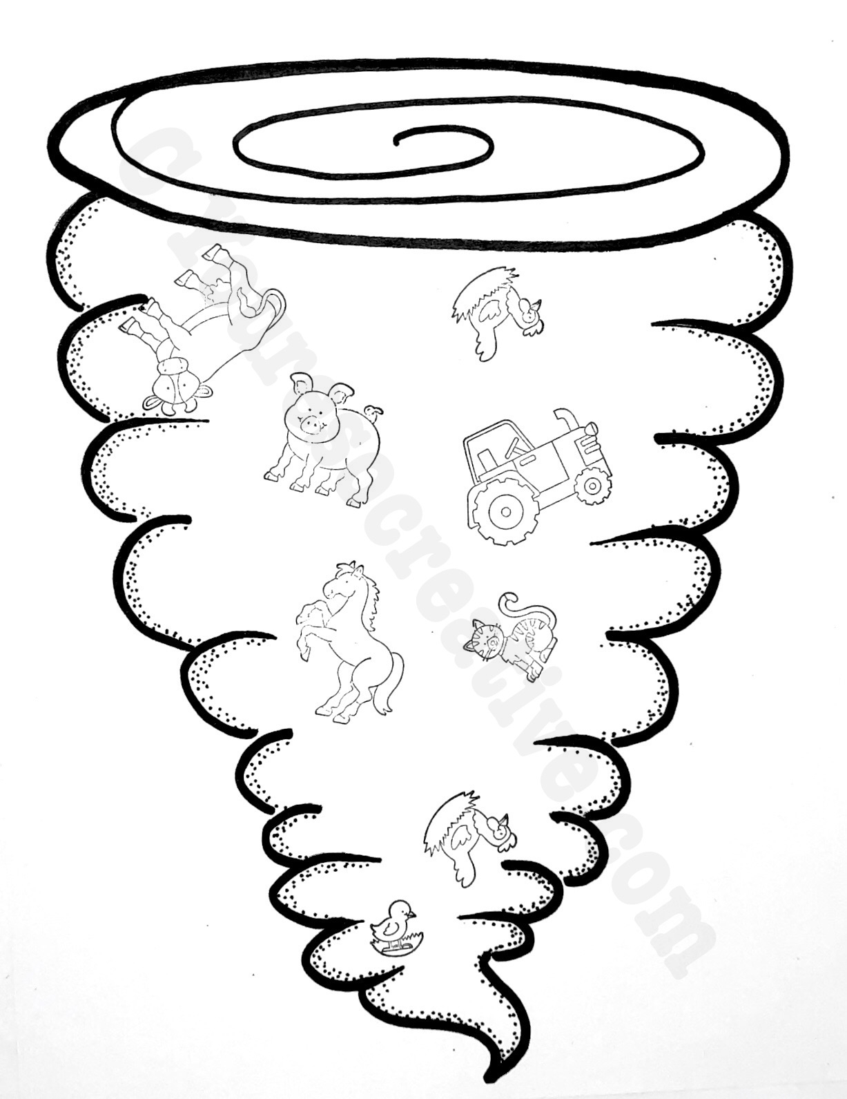 The 5 Best WORKSHEETS For Tornadoes Preschool Theme Preschool