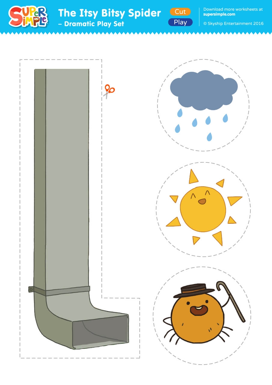 The Itsy Bitsy Spider Dramatic Play Set Super Simple