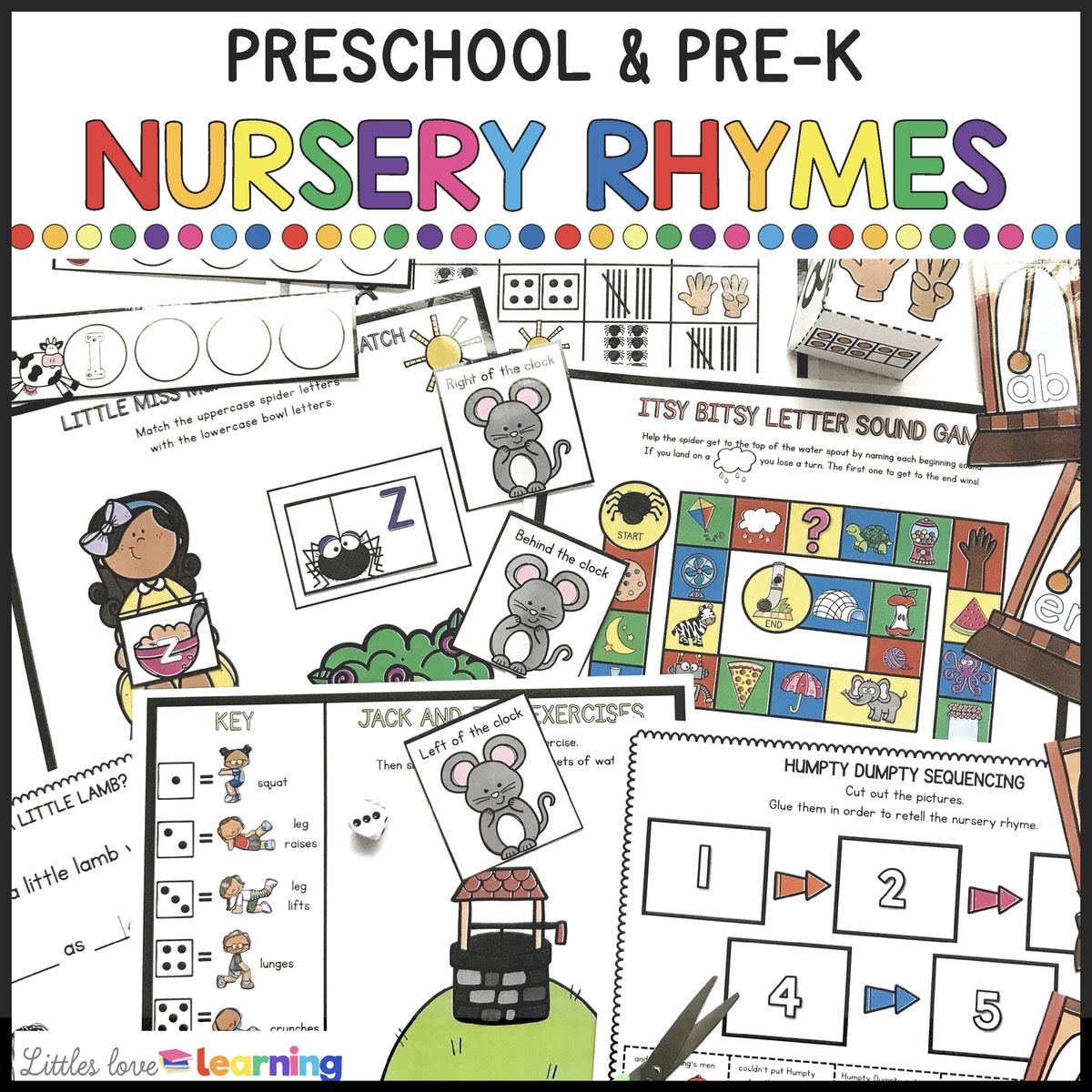 Free Nursery Rhyme Worksheets For Kindergarten