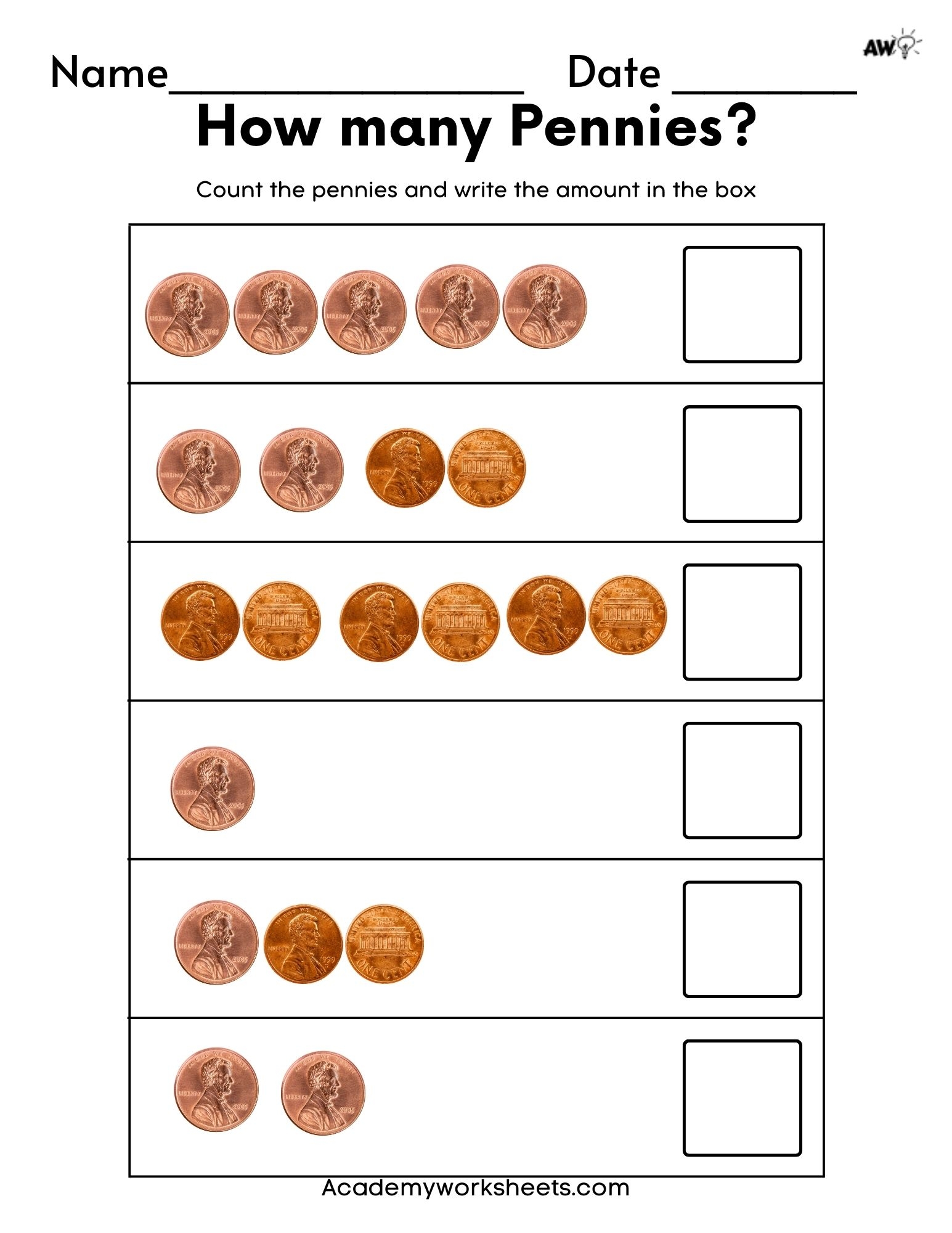 Top 6 Counting Pennies Worksheets For Money Management Academy Worksheets Top 6 Counting Pennies Worksheets For Money Management Academy Worksheets