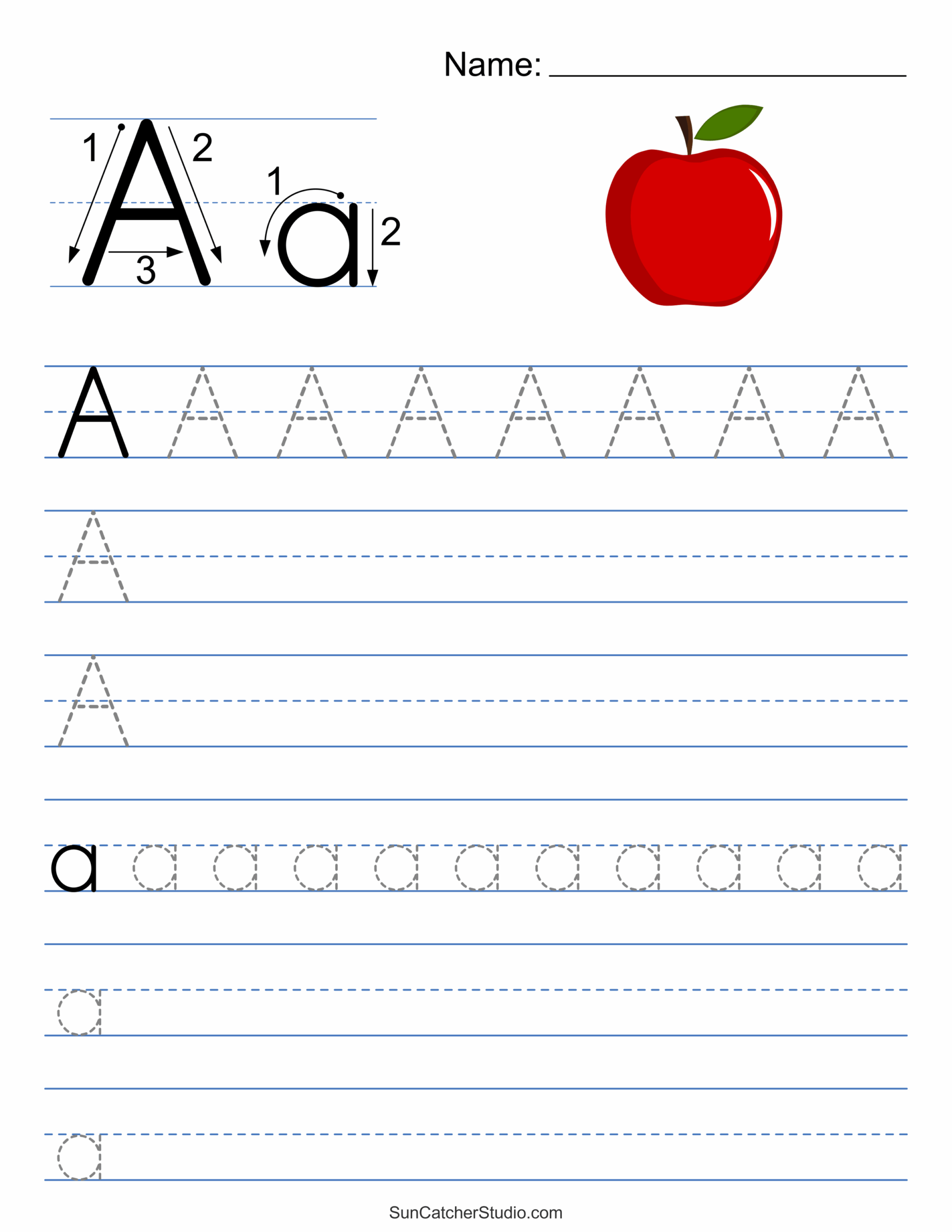 Letter Formation Worksheets Kindergarten Free