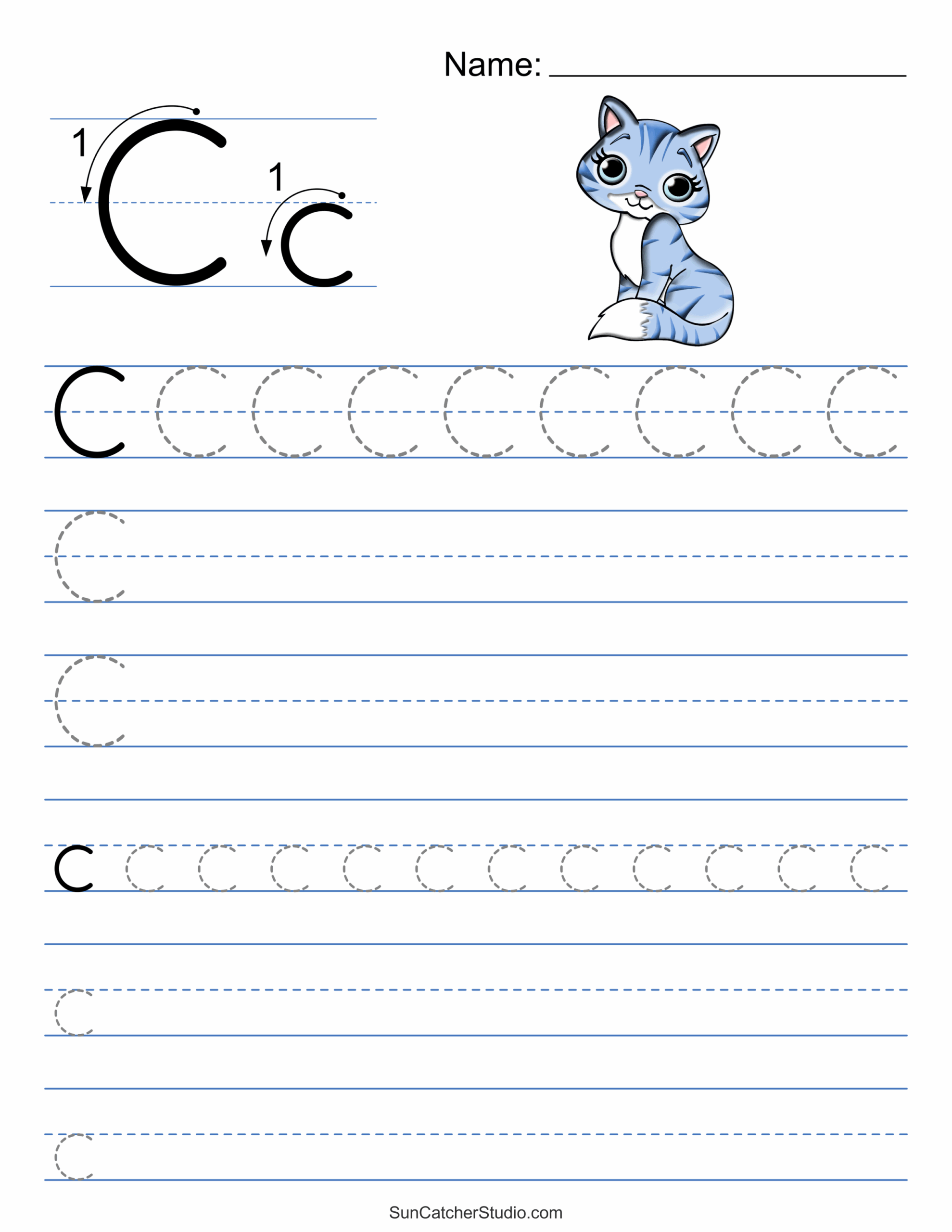 Free Letter Writing Worksheets For Kindergarten