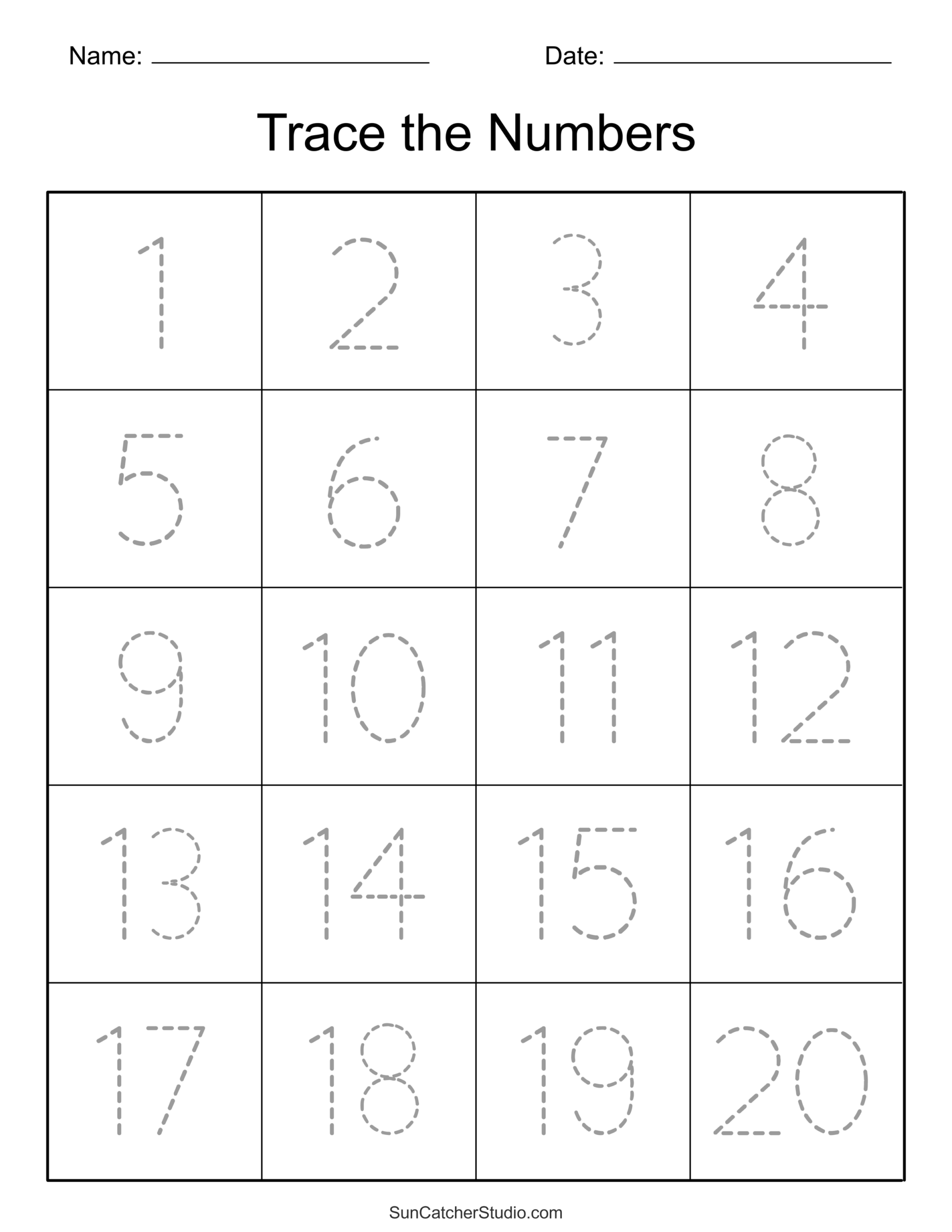Tracing Numbers Free Printable Practice PDF Worksheets Free Printables Monograms Design Tools Patterns U0026 DIY Projects Tracing Numbers Free Printable Practice PDF Worksheets Free Printables Monograms Design Tools Patterns U0026 DIY Projects