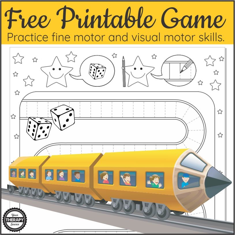 Printable Train Worksheets For Kindergarten