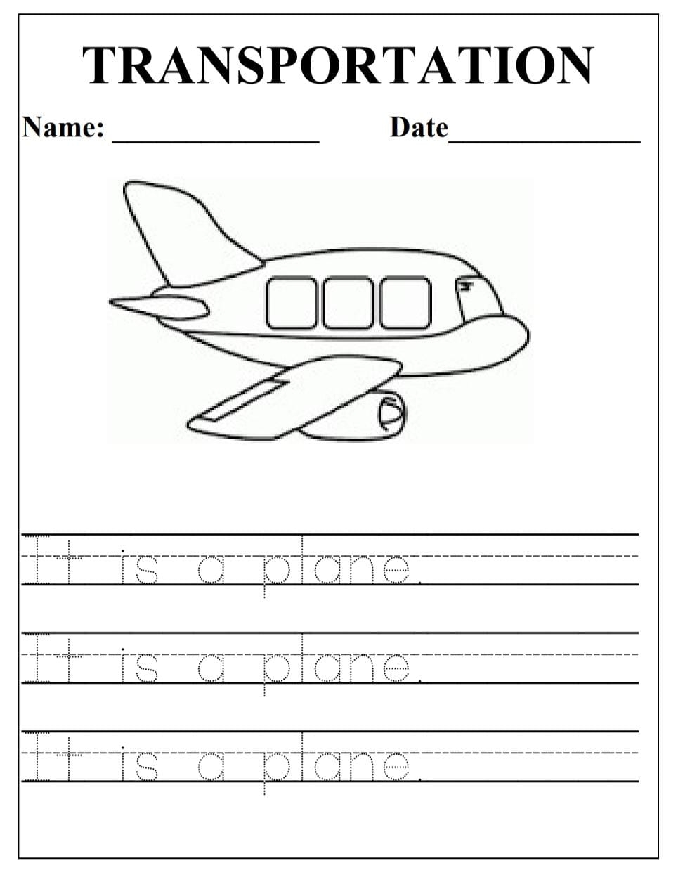 Transportation Printables Free Transportation Printables Free