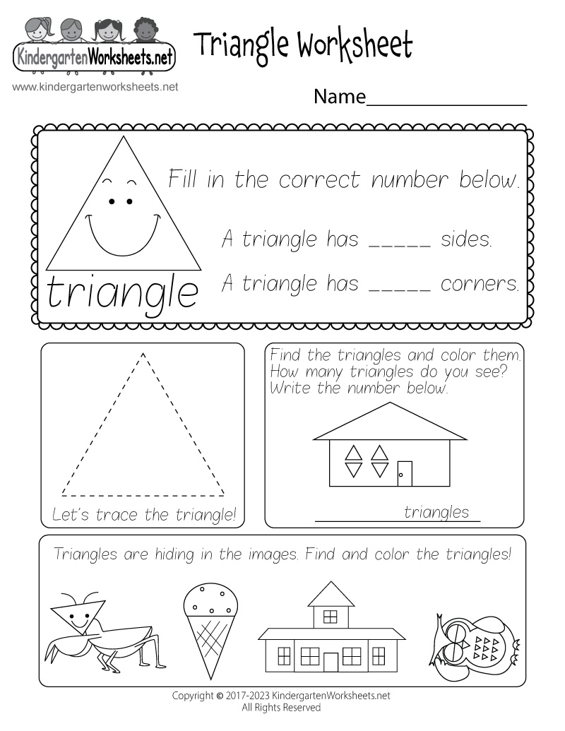 Triangle Worksheet Free Printable Digital U0026 PDF
