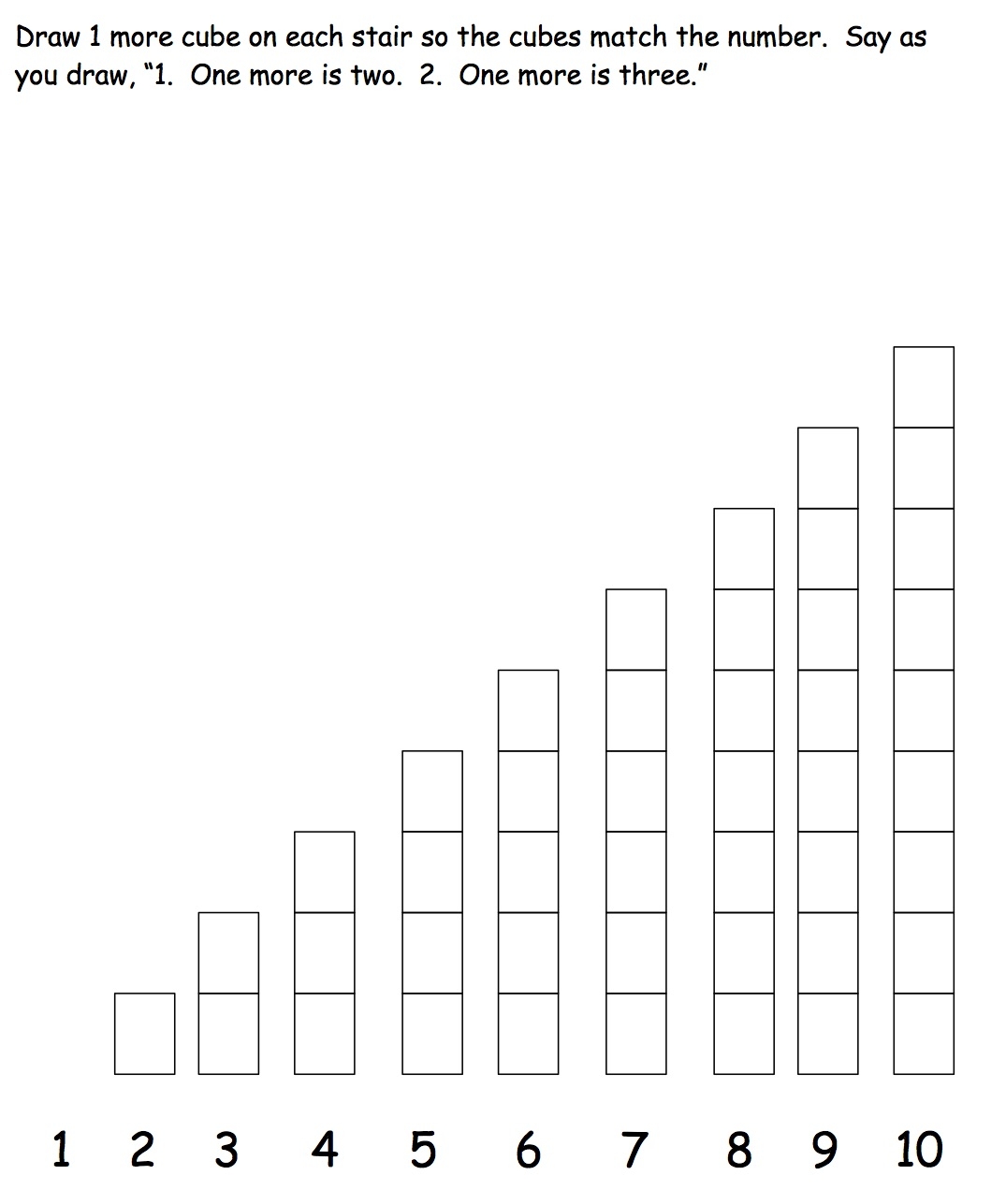Kindergarten Math Counting And Cardinality Worksheets