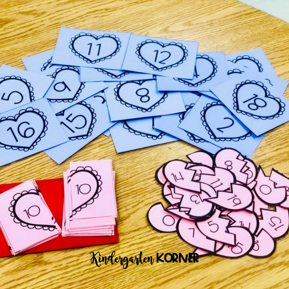 Valentine s Day Math Activities For Kindergarten Kindergarten Korner A Kindergarten Teaching Blog