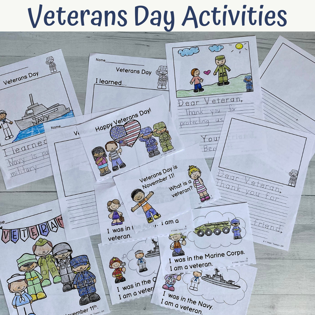 Veterans Day Activities For Kindergarten 4 Kinder Teachers