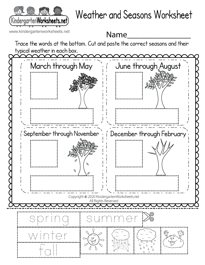 Weather And Seasons Worksheet Free Printable Digital U0026 PDF Weather And Seasons Worksheet Free Printable Digital U0026 PDF