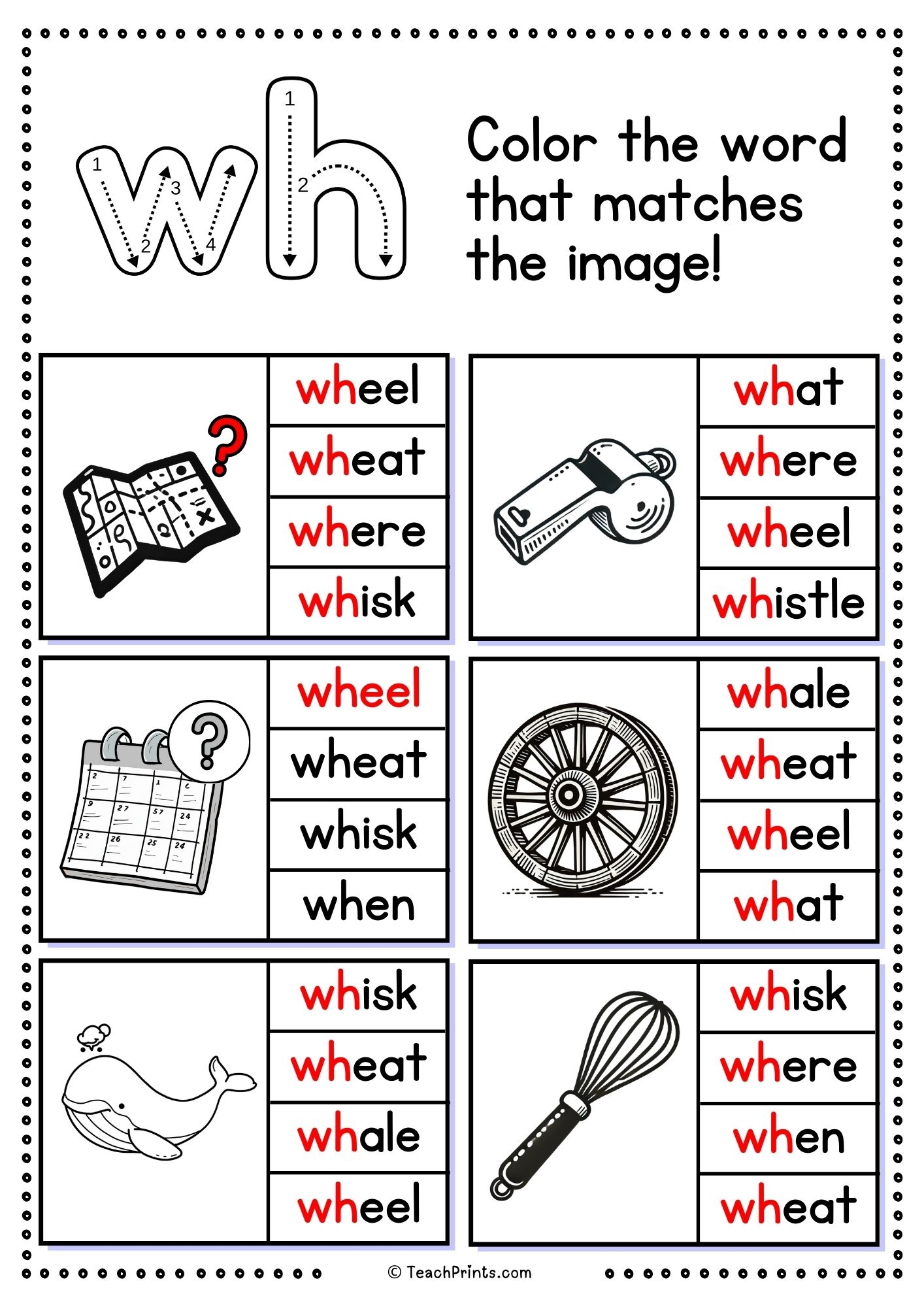 Wh Words Worksheets Free PDF Printables Teach Prints