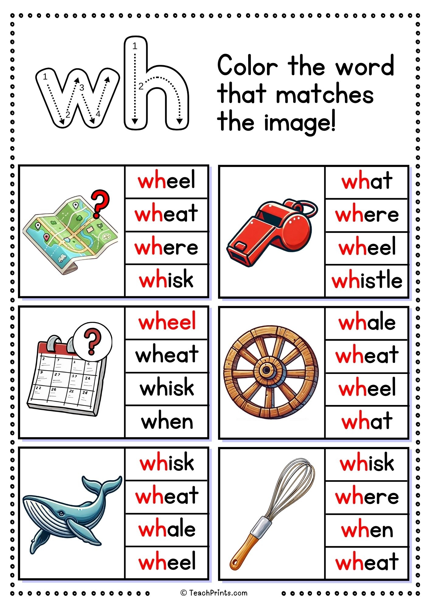 Wh Words Worksheets Free PDF Printables Teach Prints