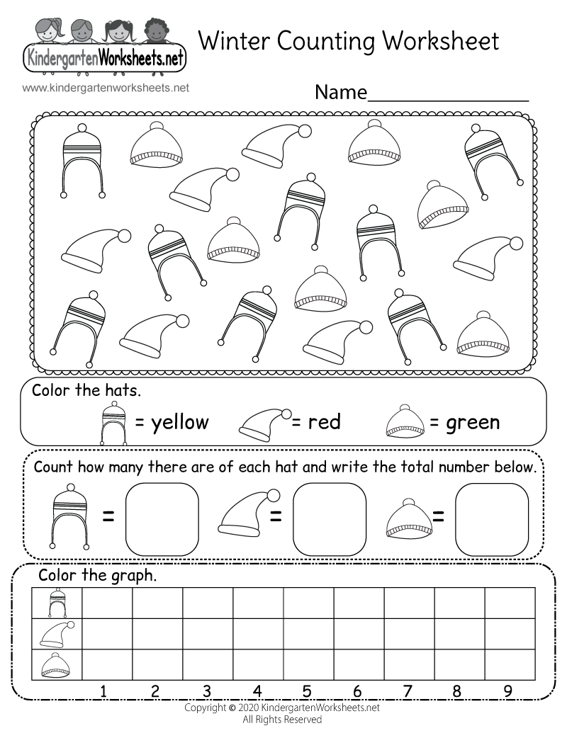 Winter Counting Worksheet Free Printable Digital U0026 PDF