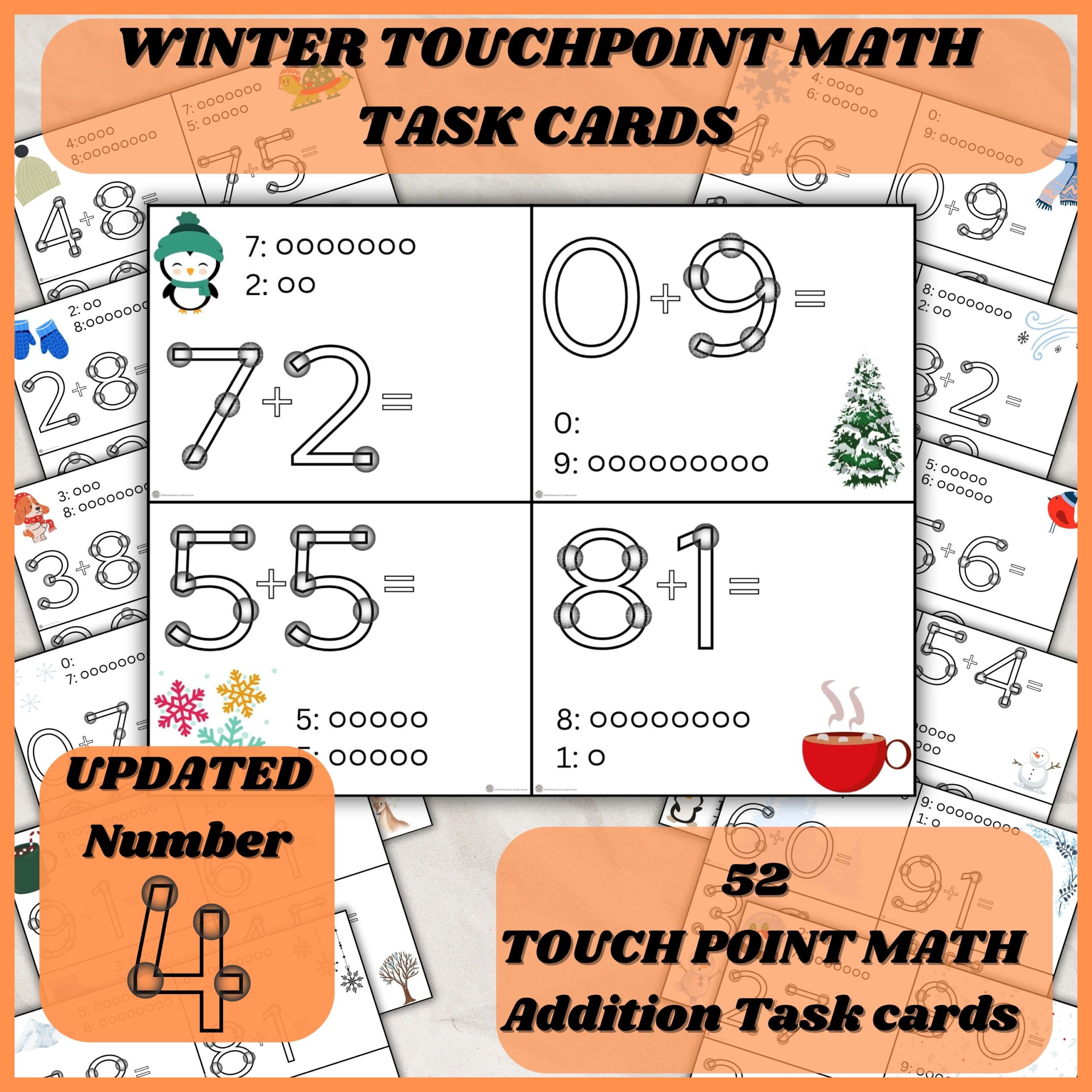 Winter Themed CCSS Aligned Addition Task Cards For Special Winter Themed CCSS Aligned Addition Task Cards For Special