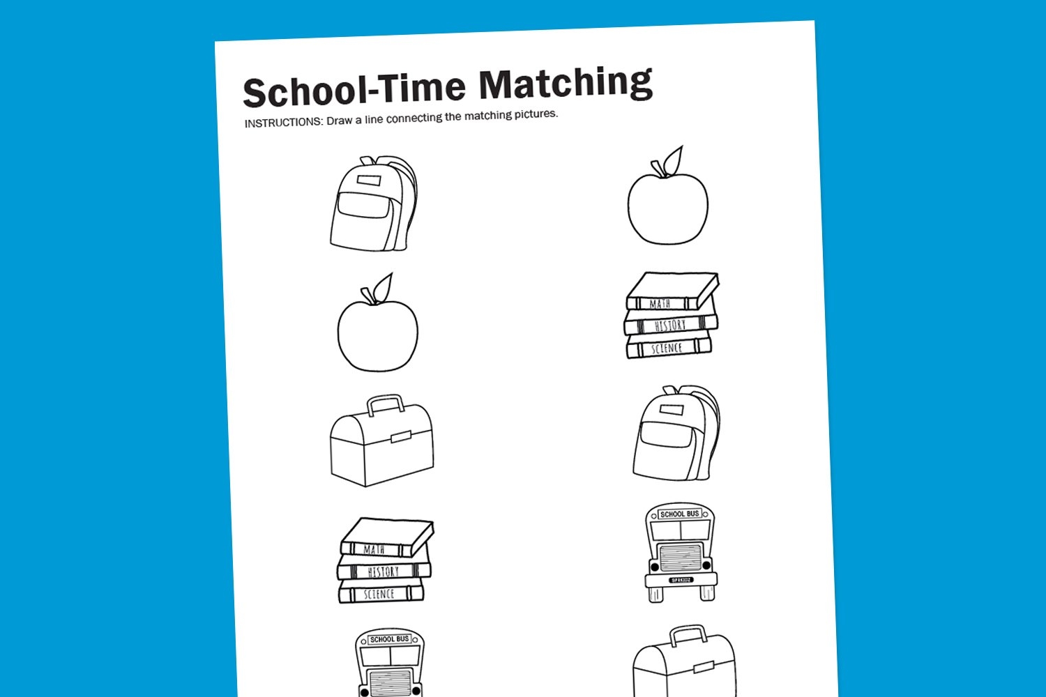 Free Printable School Worksheets For Kindergarten