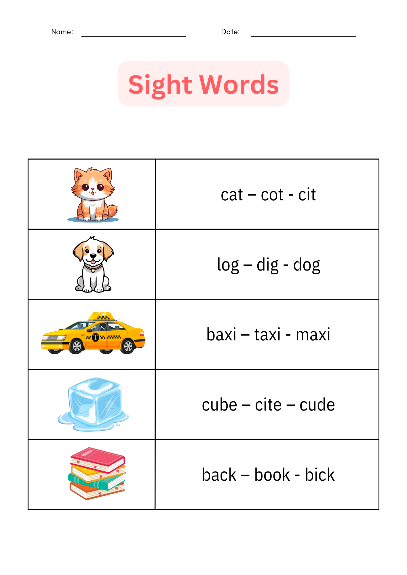 Writing Sight Word Sentences Activities Worksheet Practice For Kindergarten Made By Teachers