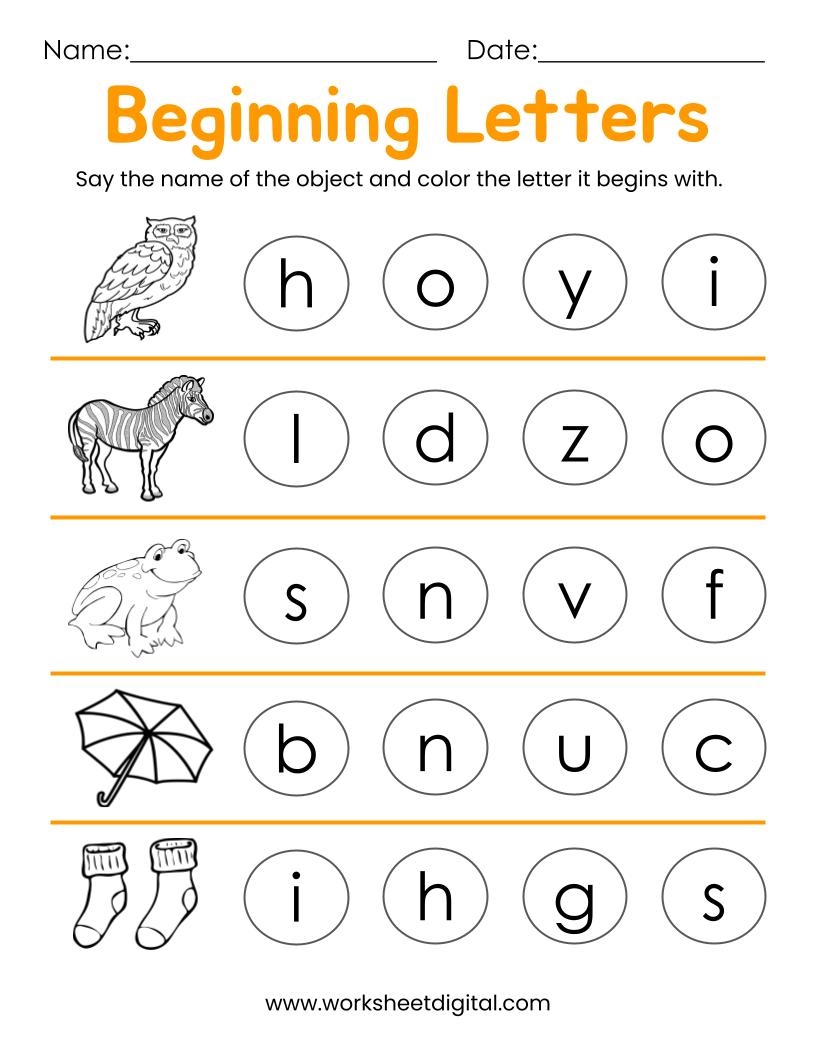 Kindergarten Worksheets Printables Kindergarten Worksheets Printables