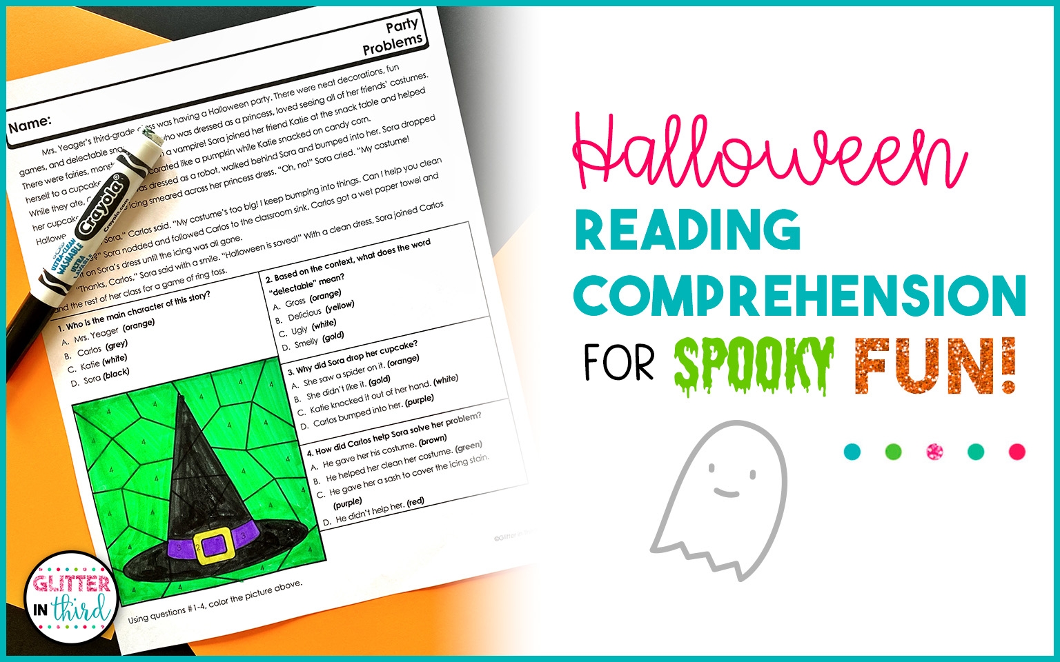 3rd Grade Halloween Reading Comprehension Worksheets 3rd Grade Halloween Reading Comprehension Worksheets