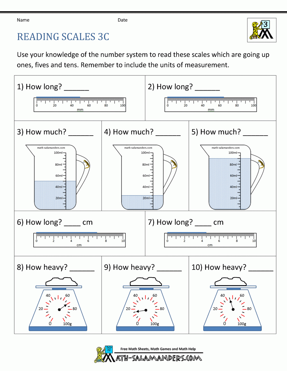 Volume Worksheets 3rd Grade Free Volume Worksheets 3rd Grade Free