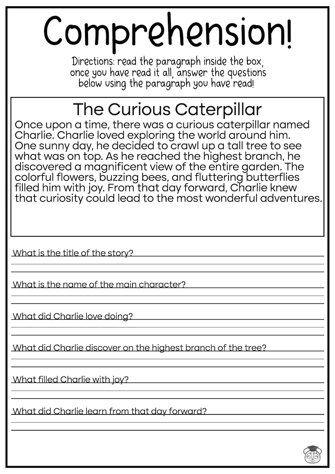 Grade 7 English Reading Comprehension Worksheets Grade 7 English Reading Comprehension Worksheets