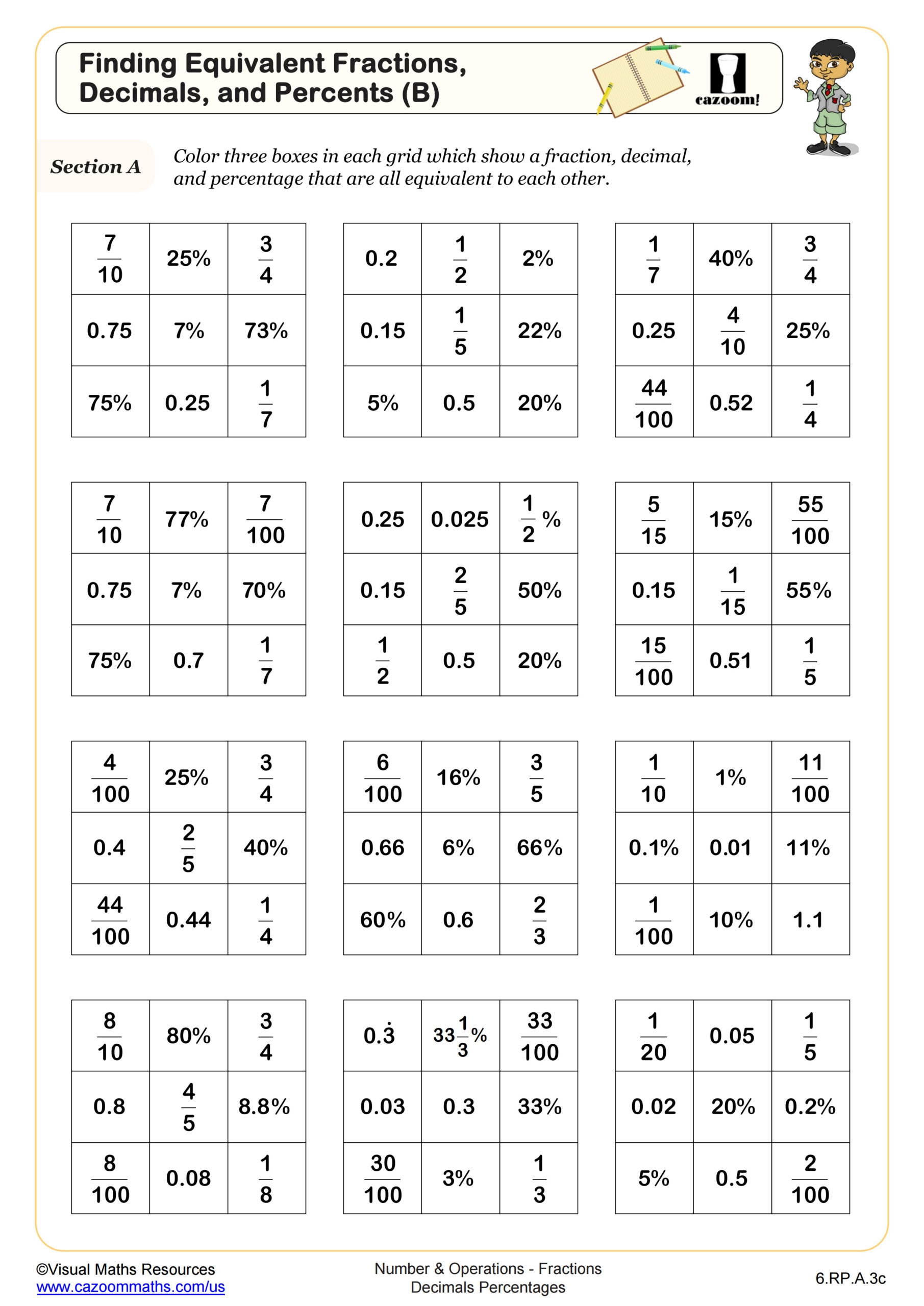 Free Printable Math 6th Grade Worksheets Free Printable Math 6th Grade Worksheets