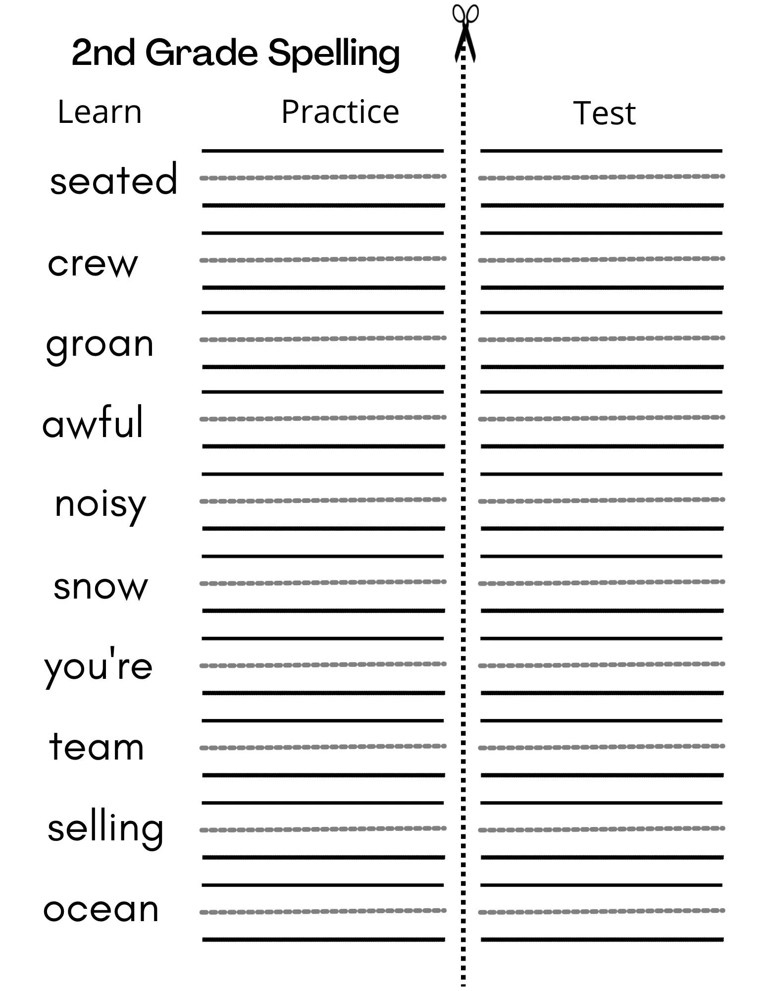 Printable Spelling Worksheets For Year 2 Printable Spelling Worksheets For Year 2