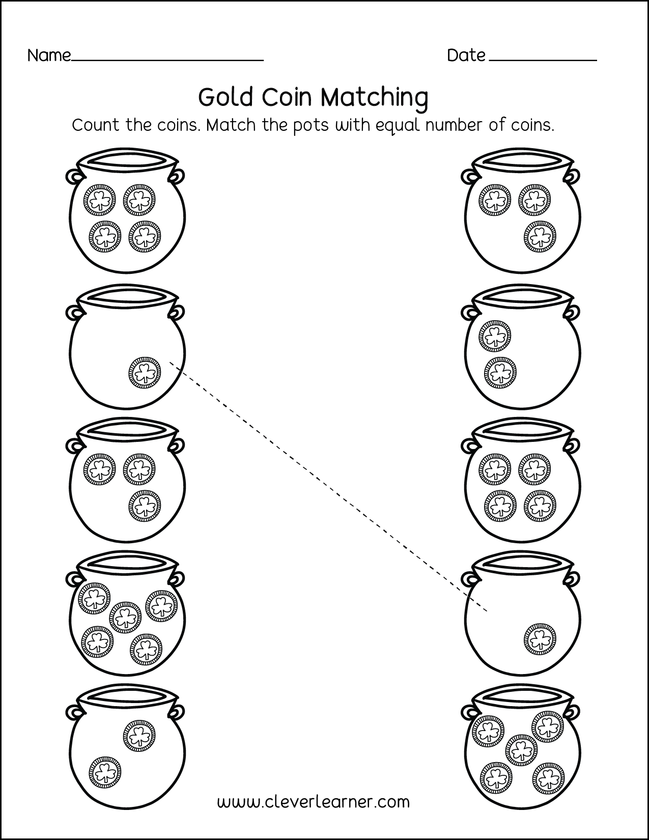 St Patrick Worksheets For Preschool