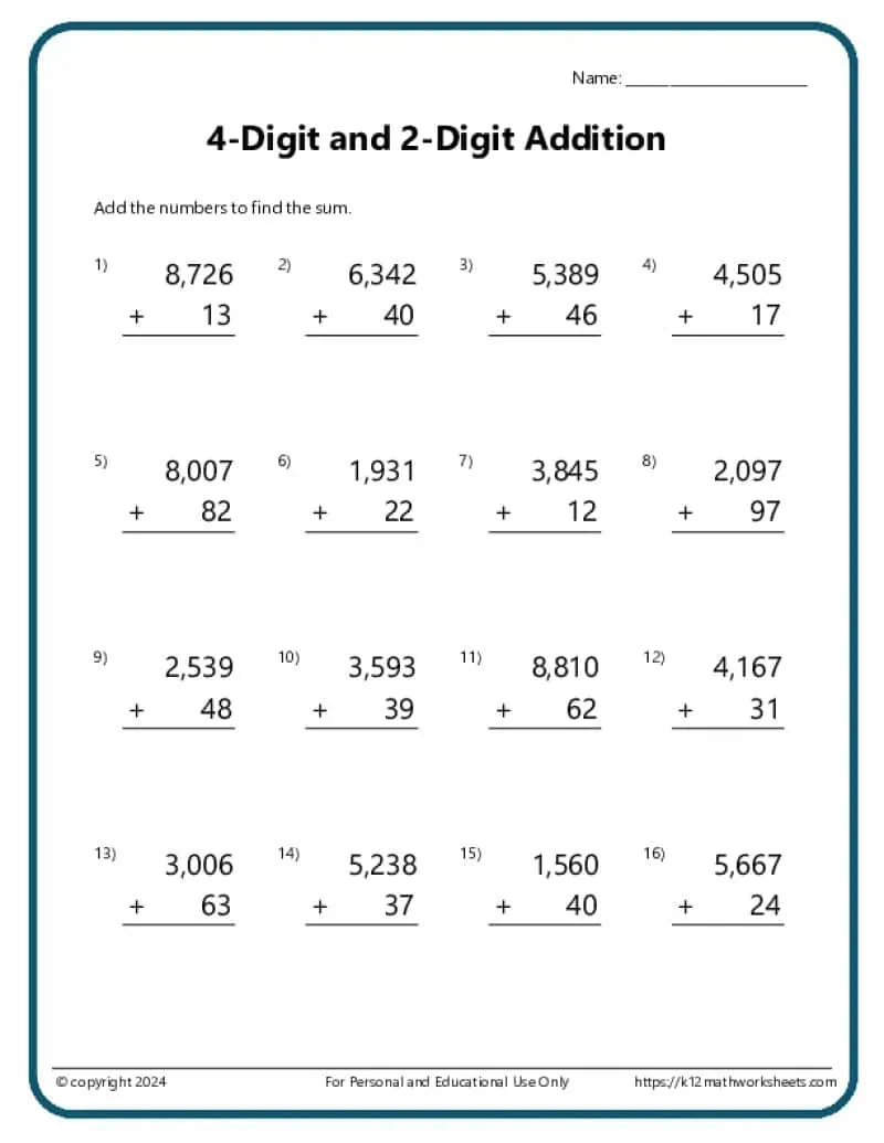 Basic Addition And Subtraction Worksheets Printable Basic Addition And Subtraction Worksheets Printable