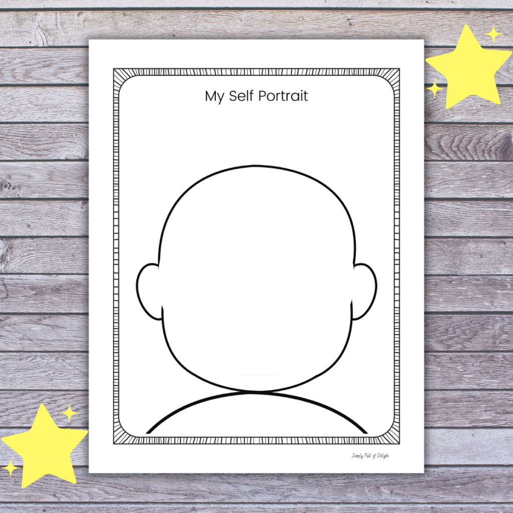 Free Printable Self Portrait Template Preschool Free Printable Self Portrait Template Preschool