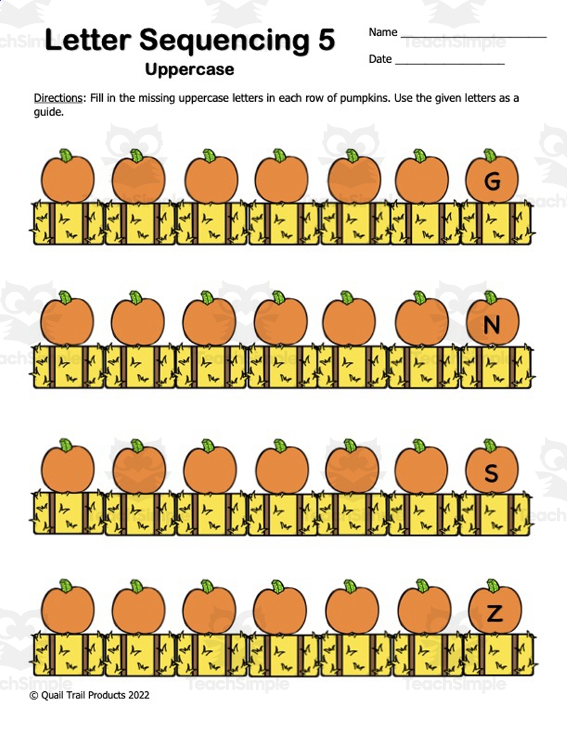 Alphabet Sequencing Worksheets Alphabet Sequencing Worksheets