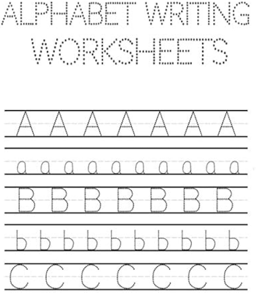 Handwriting Practice Worksheets Alphabet Handwriting Practice Worksheets Alphabet