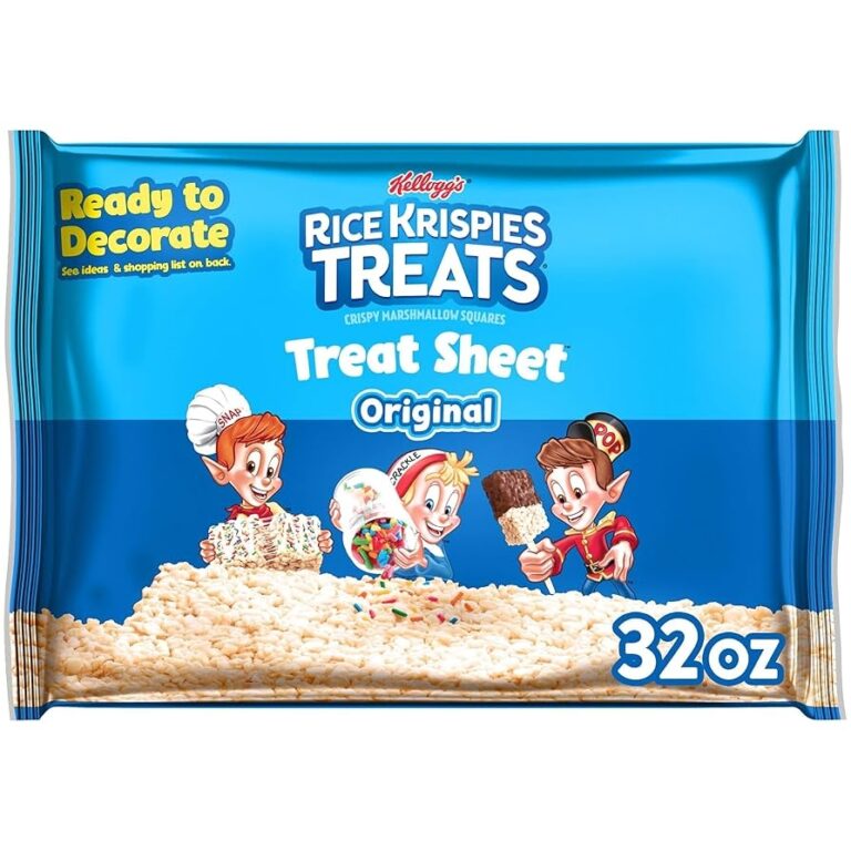 Amazon Rice Krispies Treats Marshmallow Treat Sheet Kids Snacks Baking Project Original 32oz Bag 1 Sheet Grocery Gourmet Food