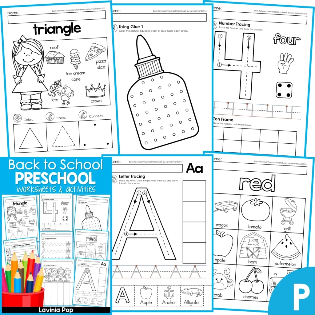 Free Preschool Worksheets Dtk