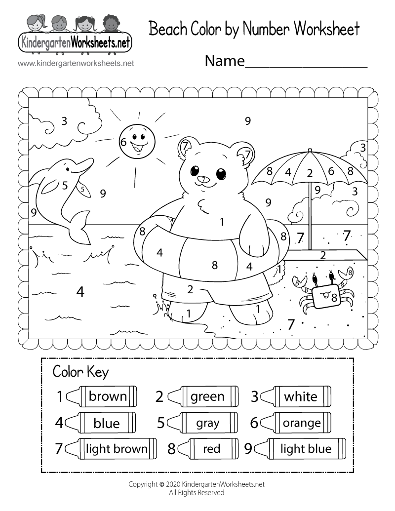 Beach Preschool Worksheets Beach Preschool Worksheets