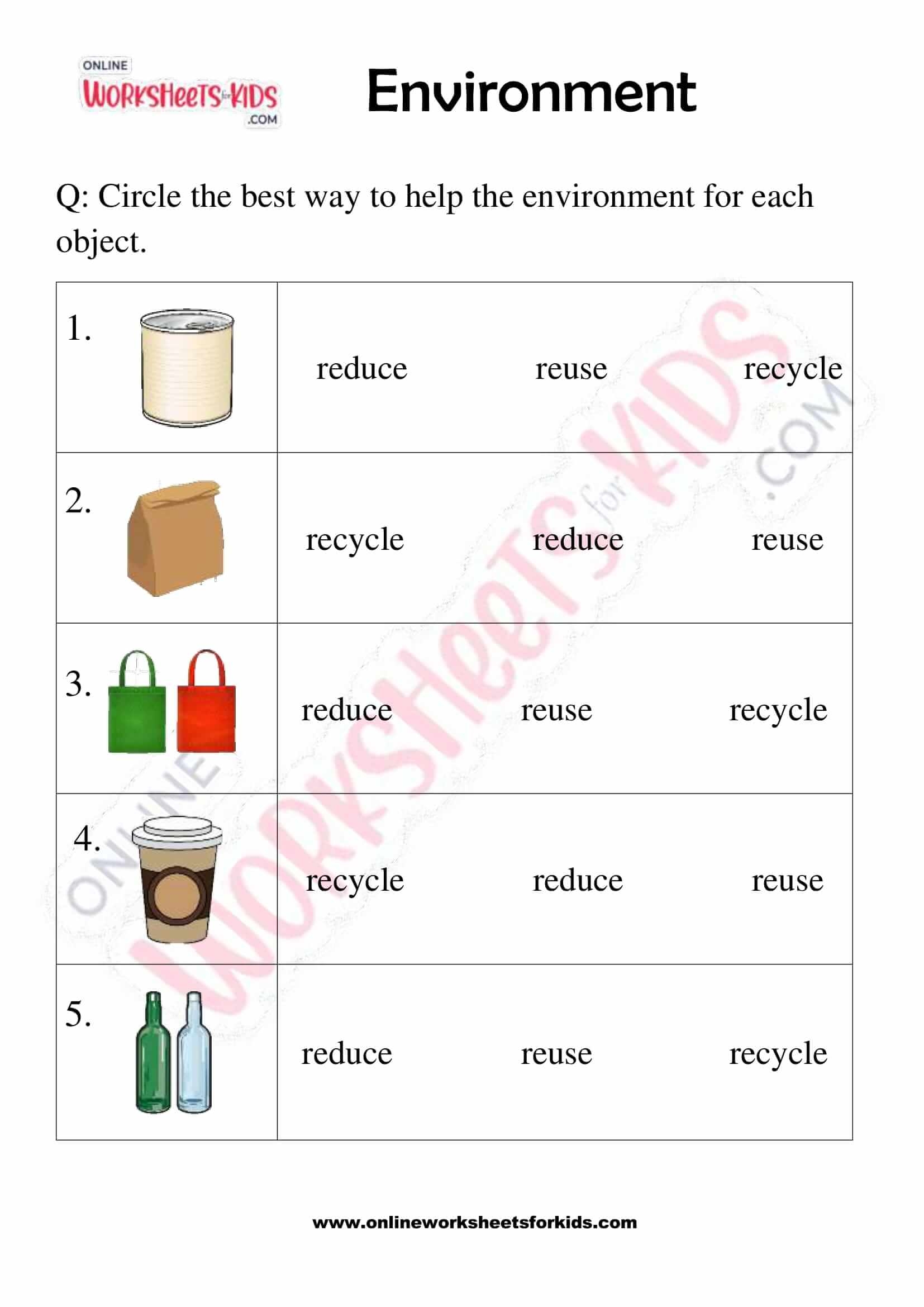 Environment Worksheets Free Printables Environment Worksheets Free Printables